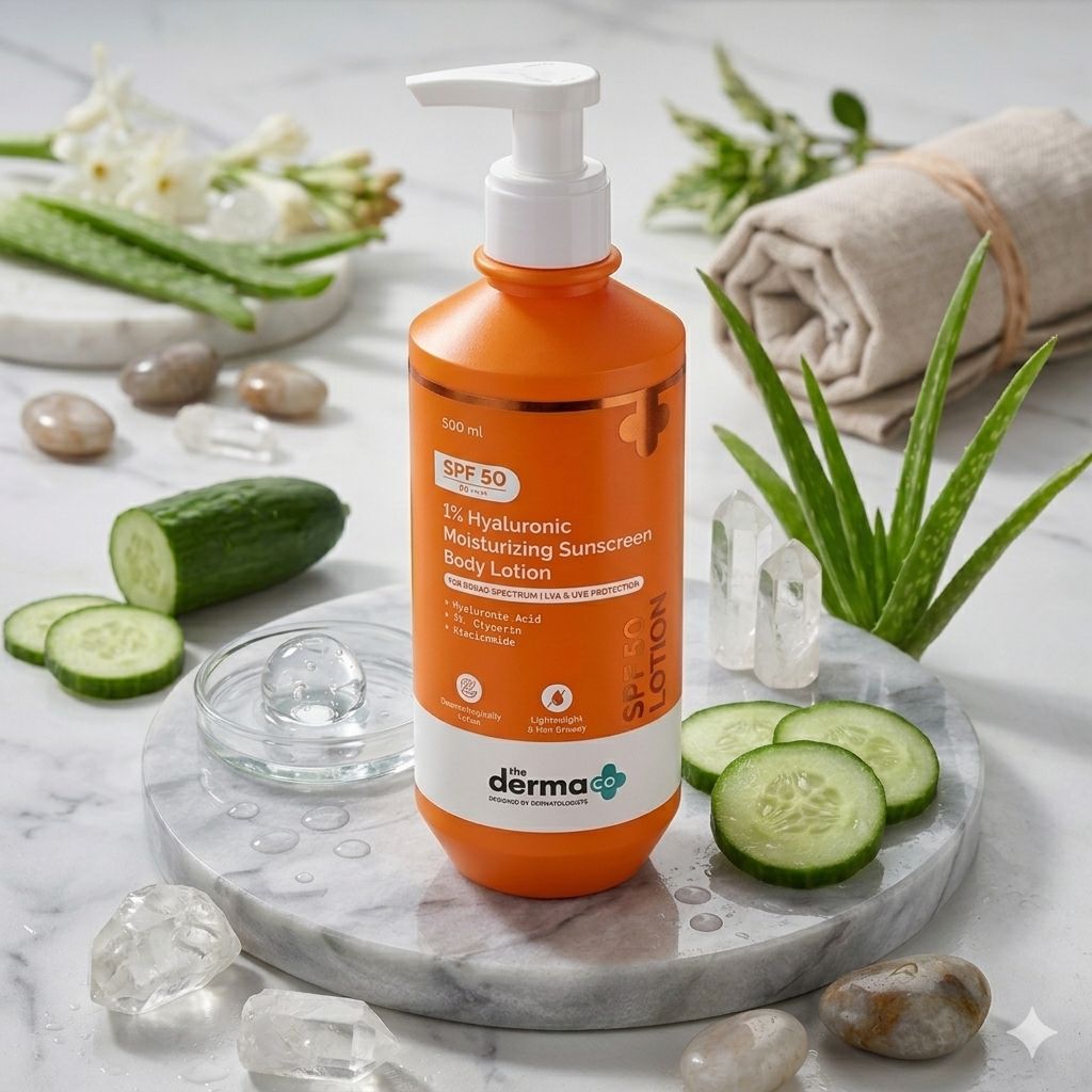 Dermaco 1% Hyaluronic Moisturizing Sunscreen Body Lotion