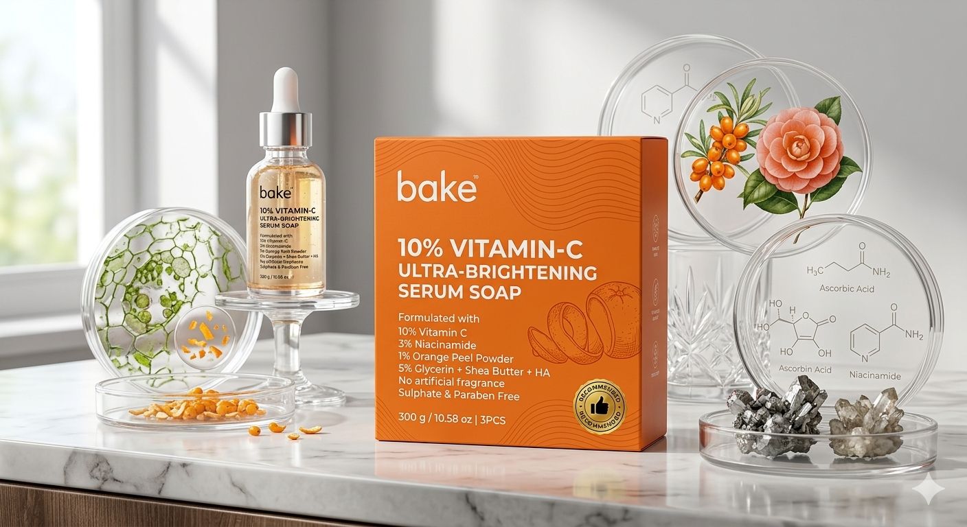 Bake 10% Vitamin C Ultra Brightening Serum Soap