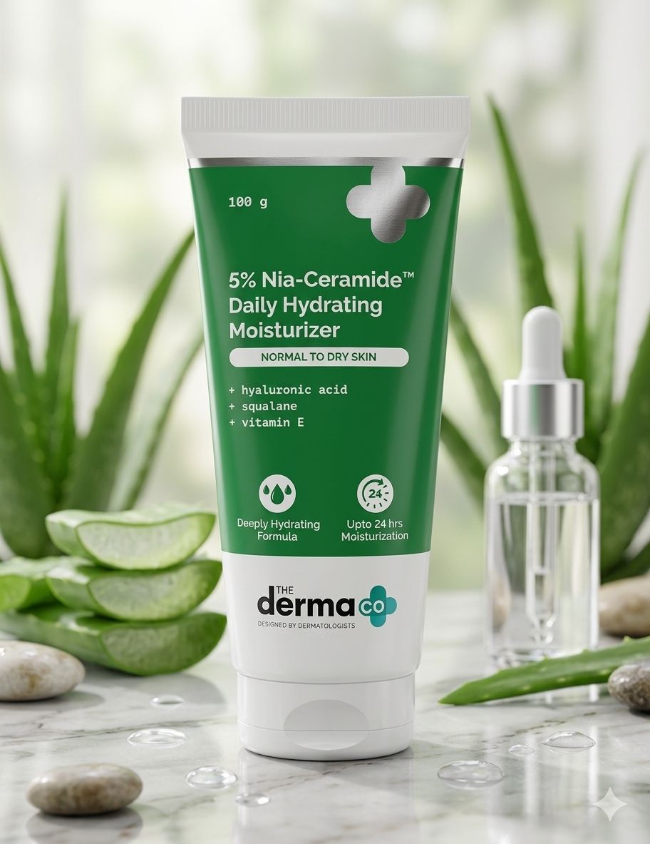 Dermaco 5% Nia-Ceramide Daily Hydrating Moisturizer with 5% Niacinamide & 2% Ceramide